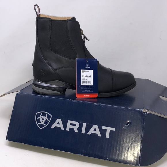 Women’s Ariat Devon nitro paddock size 11 black ankle boots BRAND NEW - Picture 1 of 6